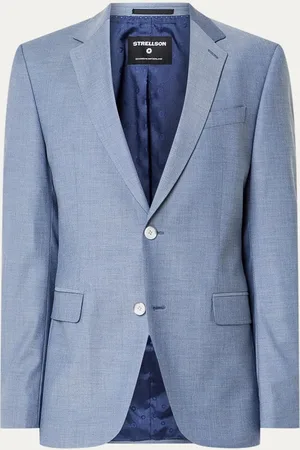 Strellson Aidan slim fit colbert met klepzakken