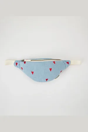 Studio Noos Mini heuptas van denim met borduring