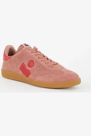Isabel Marant Bryce sneaker van suède met logo