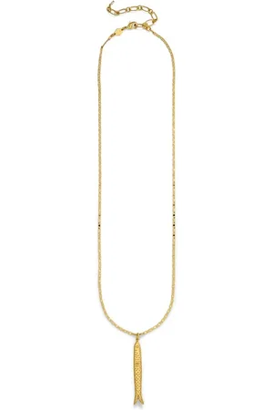 Anni Lu Hippie Fish ketting verguld