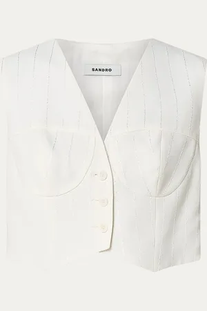 Sandro Crop top met pailletten