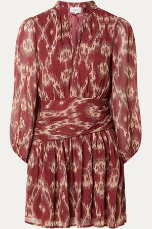 Bash Minthe mini jurk met ballonmouw en print