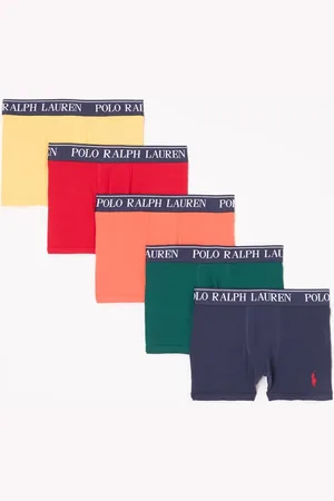 Ralph Lauren Boxershorts met logoband in 5-pack