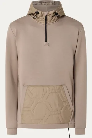 HUGO BOSS Sanok hoodie met halve rits