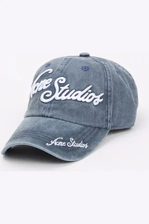 Acne Studios Carliy pet van denim met logoborduring