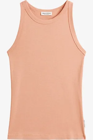 Marc O’ Polo Tanktop van biologisch katoen met ronde hals