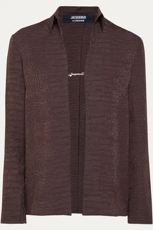 Jacquemus La Chemise Notte blouse met slangenprint