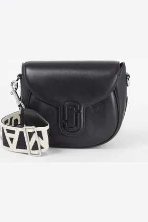 Marc Jacobs Saddle S crossbodytas van leer met logo