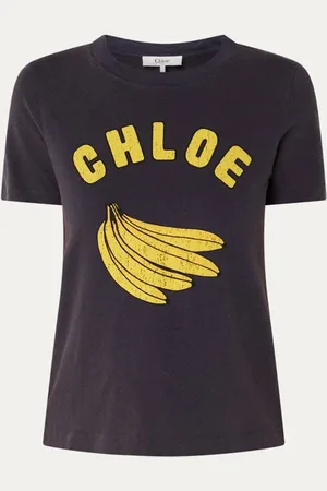 Chloé T-shirt met logoprint