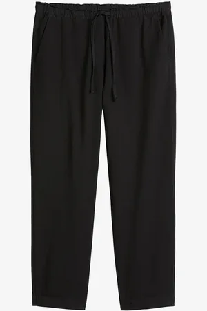 Marc O’ Polo Mid waist straight fit chino in linnenblend met steekzakken