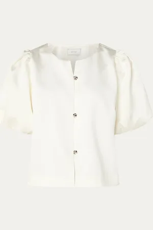 Neo Noir Aisa blouse van satijn
