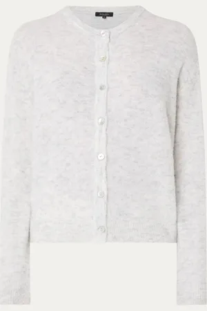 Claudia Sträter Noos fijngebreid vest in alpaca wolblend