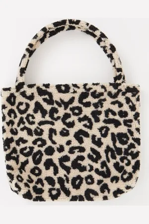 Studio Noos Holy Cow Teddy Mom-Bag met panterprint