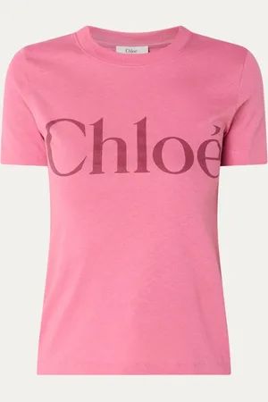 Chloé T-shirt met logoprint