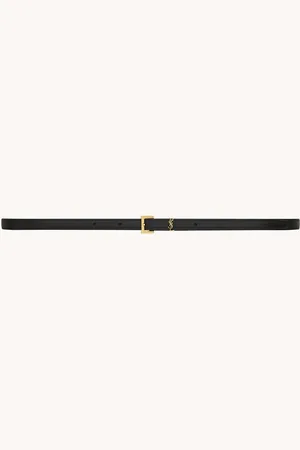 Saint Laurent Cassandre riem van kalfsleer