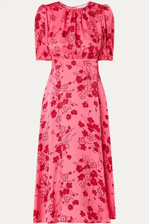 L.K. Bennett L-K-Bennett Jeam midi jurk met bloemenprint