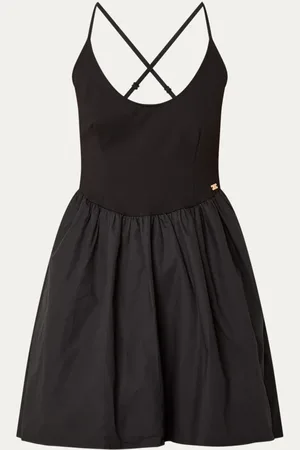 NIKKIE. Itabuna mini jurk met plooien