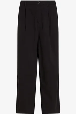 Calvin Klein Straight fit cropped chino met steekzakken