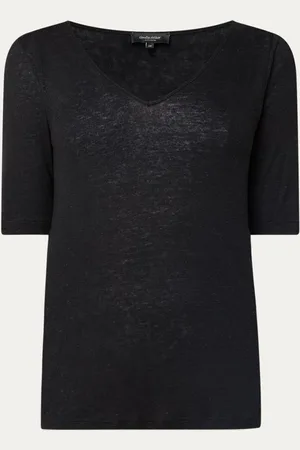 Claudia Sträter Top in lyocellblend met V-hals