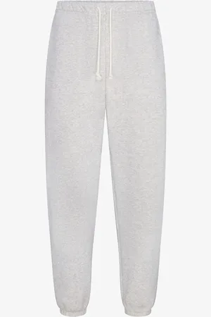 SKIMS Fleece lounge tapered fit loungebroek met steekzakken