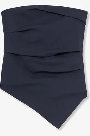 Reiss Millie mouwloze top met asymmetrische zoom