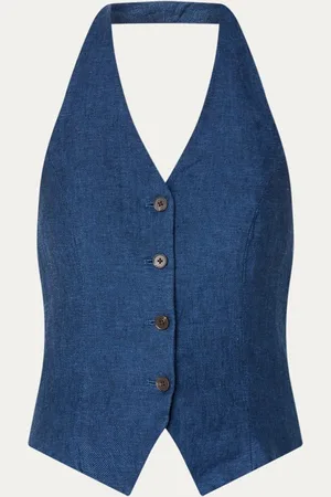 MSCH MSCHNaira Claritta halter top van linnen