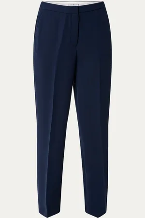 Tommy Hilfiger High waist straight fit pantalon met steekzakken