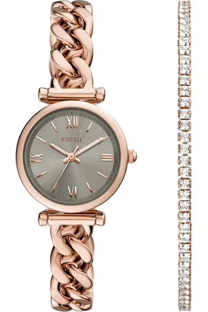 Fossil Carlie horloge en armband set van 2 ES5378SET