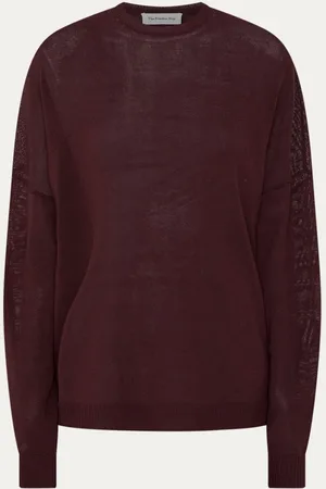 The Frankie Shop Peri semi-transparante blouse in zijdeblend