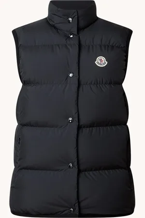 Moncler Badia gewatteerde bodywarmer met donsvulling en logo
