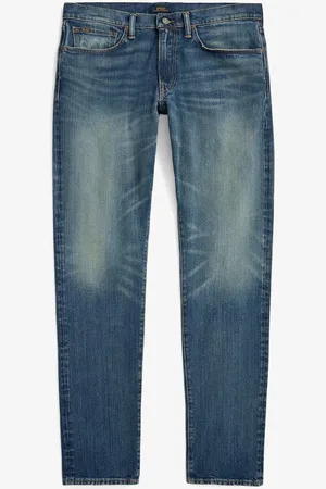 Ralph Lauren Parkside tapered jeans met medium wassing