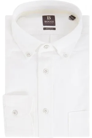 Boggi Milano Regular fit overhemd met borstzak