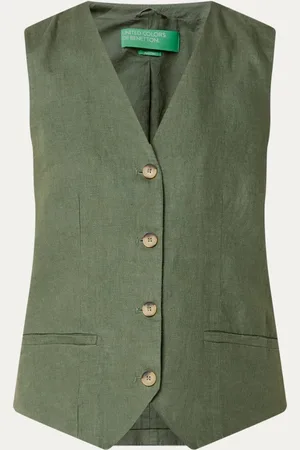 Benetton Gilet van linnen