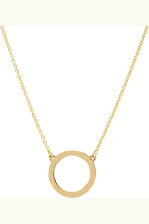 Diamond Point Geelgouden collier Marigold