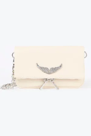 Zadig & Voltaire Rock Nano Swing clutch van leer