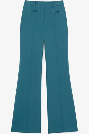 Reiss Abbey mid waist flared pantalon met steekzakken