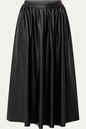 10 days Midi rok van imitatieleer