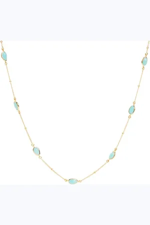 Missoma Magma choker met edelsteen verguld