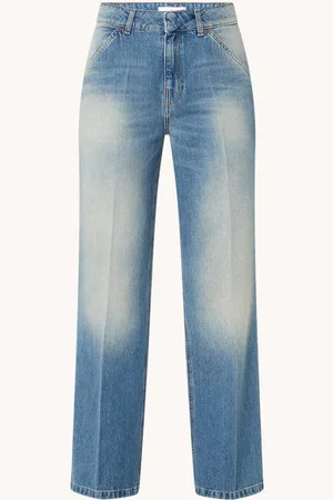 Bash Vecchi low waist loose fit jeans met medium wassing