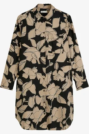 Marc O’ Polo Mini blousejurk in lyocellblend met bloemenprint