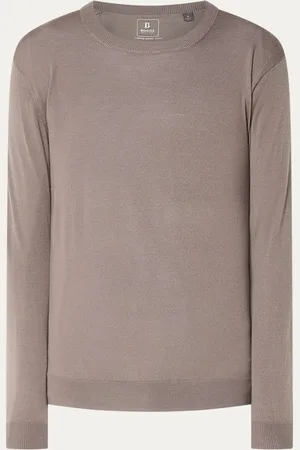 Boggi Milano Fijngebreide pullover van wol