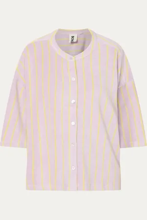 Bongusta Naram blouse van badstof met streepprint