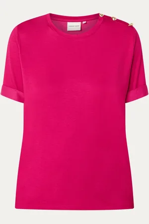 Fabienne Chapot Molly T-shirt met sierknopen