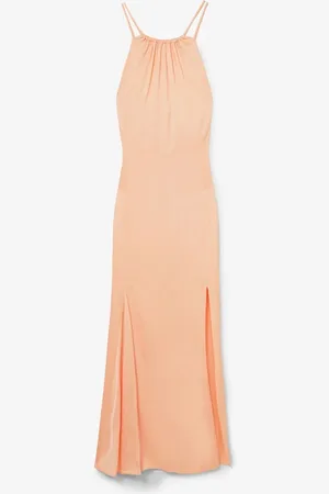 Reiss Tallie maxi halterjurk van satijn