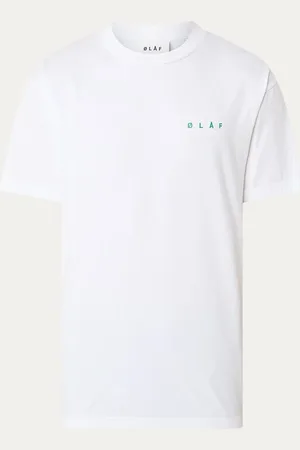 ØLÅF Spiral Face T-shirt met logo- en backprint