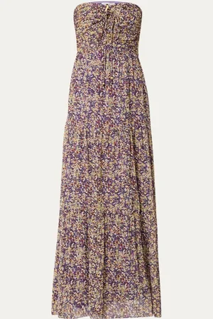 Bash Lorie maxi halterjurk met print