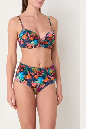 Marlies Dekkers Thalassa push-up balconette bikinitop met bloemenprint