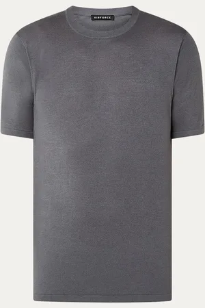 Airforce Fijngebreid T-shirt in lyocellblend