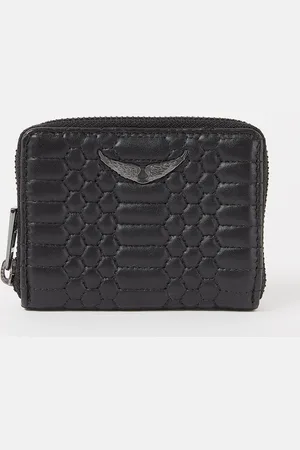 Zadig & Voltaire Mini Mat portemonnee van quilted lamsleer