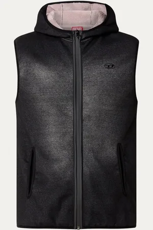 Diesel S-Haky bodywarmer met steekzakken en capuchon